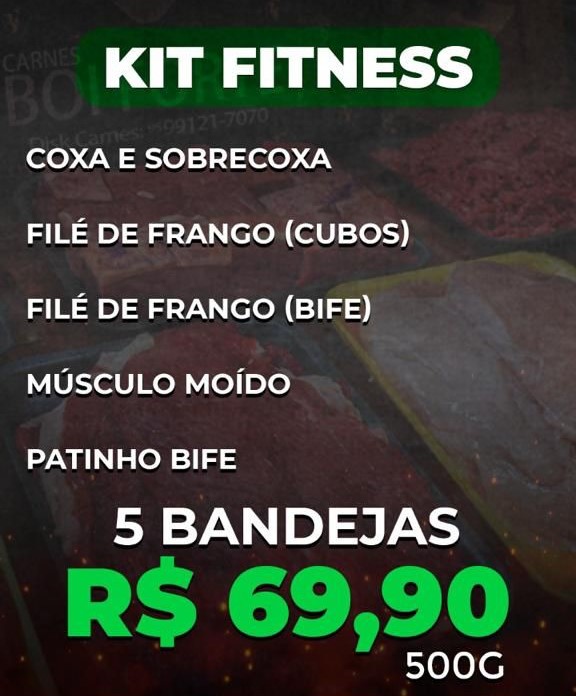 BF Kit Prático Fitness - 500g