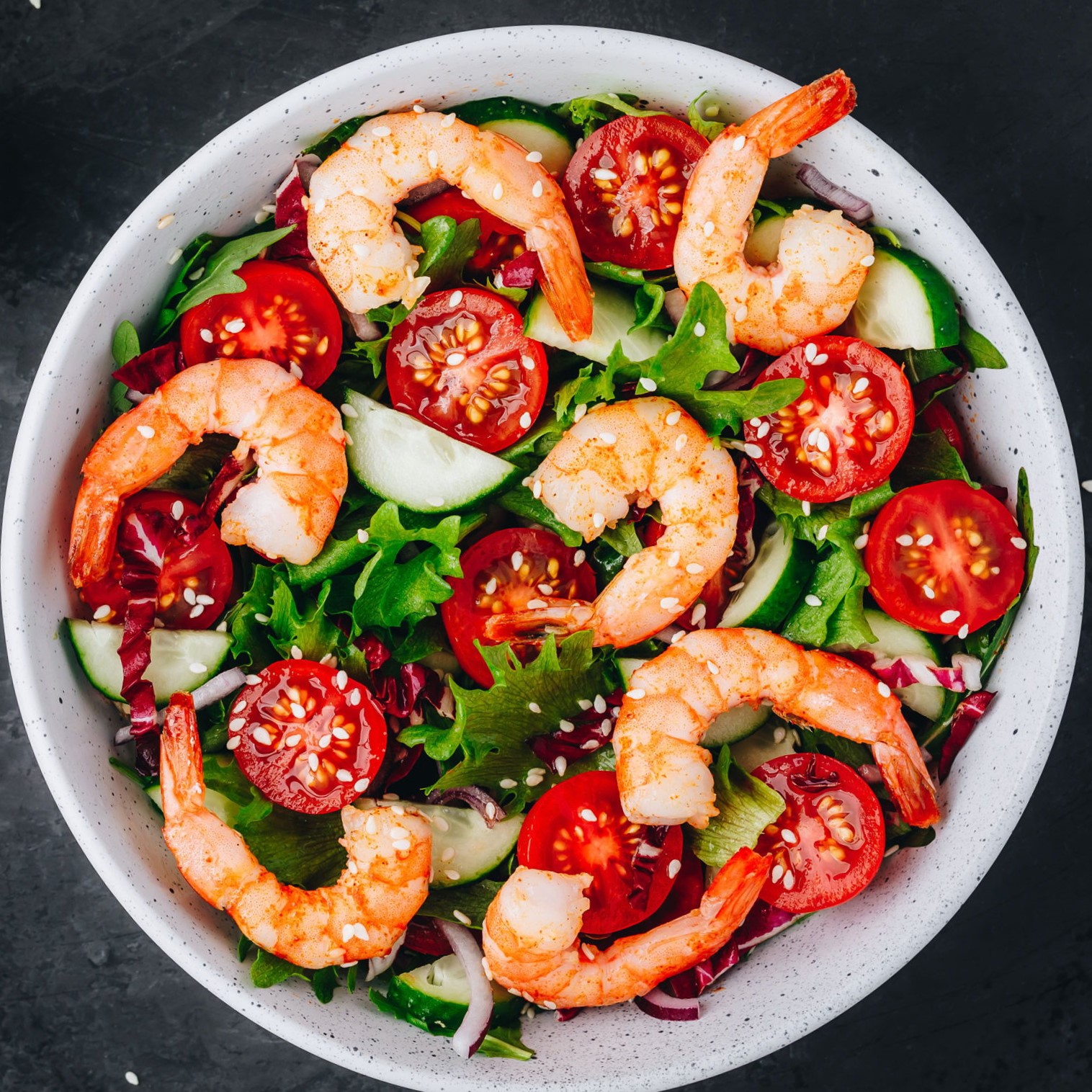 Salada de Camarão
