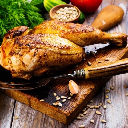 1/2 Frango C/ Baião