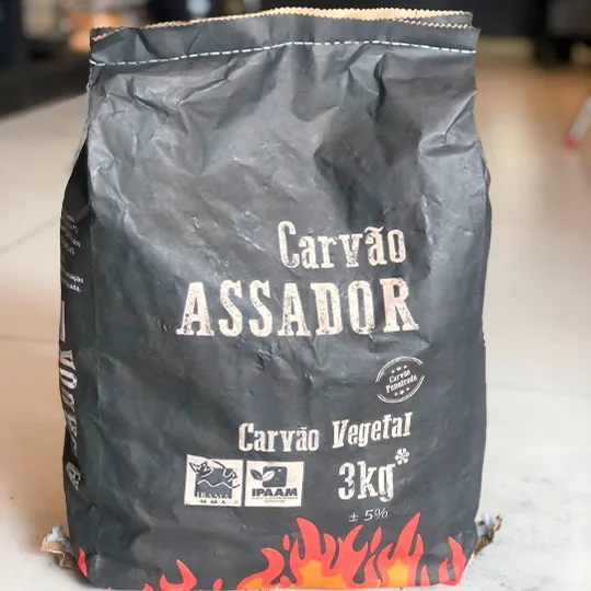 Carvão Assador Vegetal 3Kg
