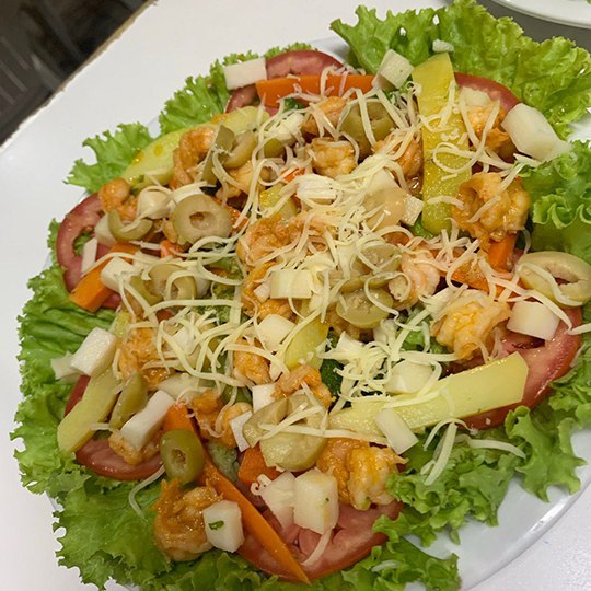 Salada de Camarão