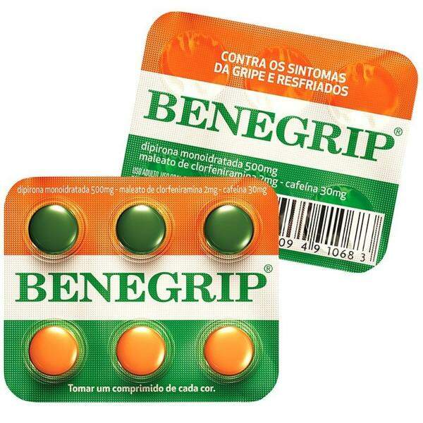 Benegrip 6 drágeas