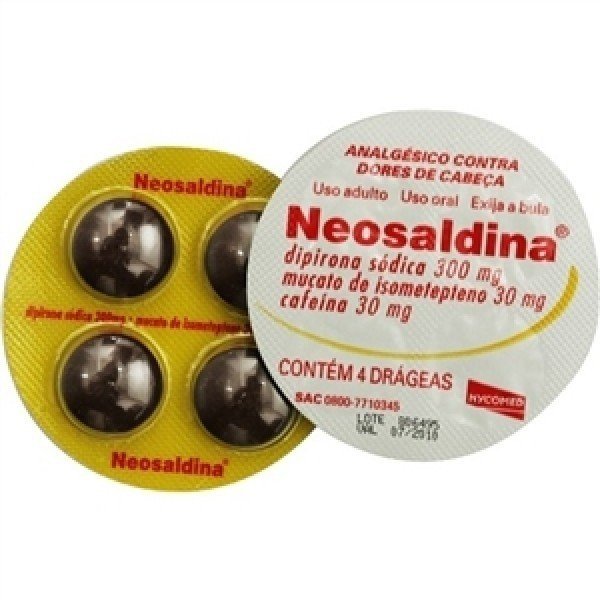 Neosaldina 4 comprimidos