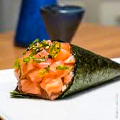 Salmão com camarão