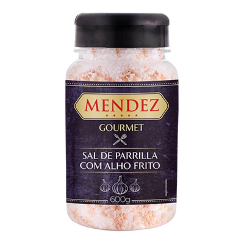 Mendez Sal de Parrilla com Alho Frito 600g