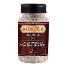 Mendez Sal de Parrilla com Pimenta Preta 600g