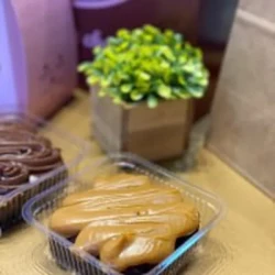 Brownie com cobertura Doce de leite