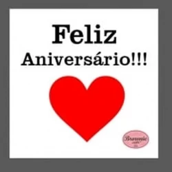 Placa de feliz aniversario