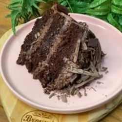 Fatia de Bolo Chocolate 70%