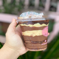 Cupbrowwnie Ovomaltine e Kit Kat - 350ml