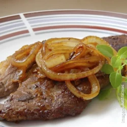 Bife de Carne Acebolado