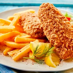 Peixe à Milanesa