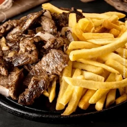 Carne de Sol com Fritas