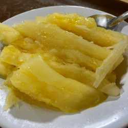 Macaxeira cozida