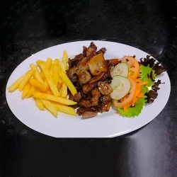Bife acebolado