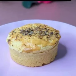 Empada de queijo com palmito