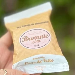 Mini Brownie doce de leite