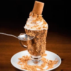 Capuccino de leite completo