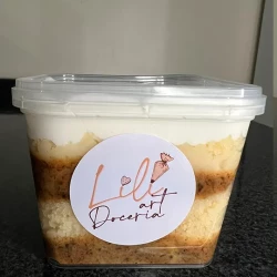 Bolo de Pote Ameixa com Doce Leite 250ml