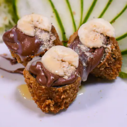 86 - Hot Roll Banana com Nutella