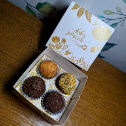 Caixa com 4 Brigadeiros