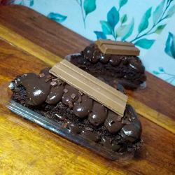 Fatia de Pizza Brownie Brigadeiro