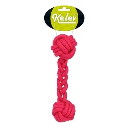 Jambo mordedor corda Osso Rosa Kelev