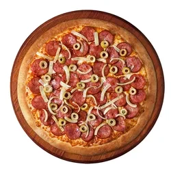 Pizza grande de calabresa + Refrigerante 2 litros