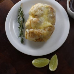 Pão com alho e provolone