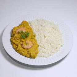 Arroz com vatapá
