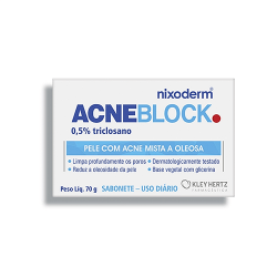 Acneblock Sabonete Pele Com Acne Mista E Oleoso 70