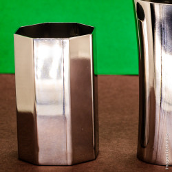 Copo inox octagono