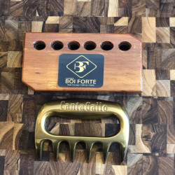 BF Kit Garra De Urso Dourada Com Base