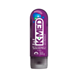 Gel de Massagem e Lubrificante Íntimo K-MED 203g