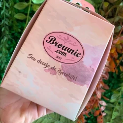 Caixa para Cake Box Rosa