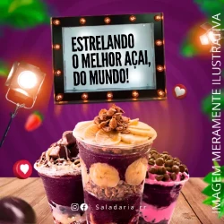 Apaixonados por Açaí - Copo 500ml