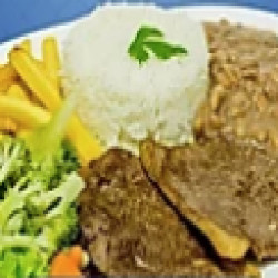 Bife com Fritas