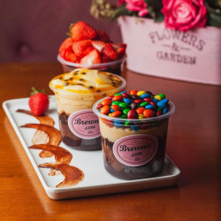 Pote Brownie M&Ms -350ml