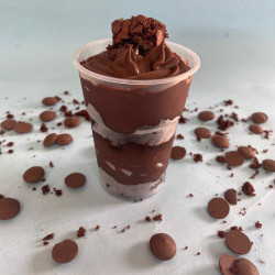 Copo cremoso chocolatudo