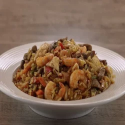 Arroz com camarão