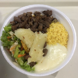 2 Carne na chapa + coca 1L