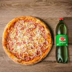 Pizza G Filé c/ Fritas + baré 2L