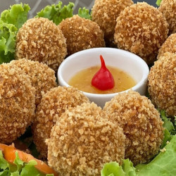Bolinho de Caranguejo Frito