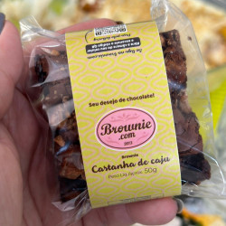 Mini Brownie castanha de caju