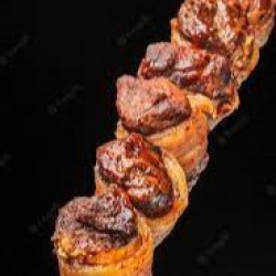 Churrasco simples de filé c/ Bacon