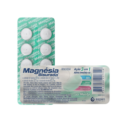 Magnésia Bisurada 10 Pastilhas
