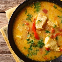 Peixe cozido com ovo (tambaqui ou dourado)