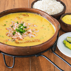 Peixe ao Molho de Camarão